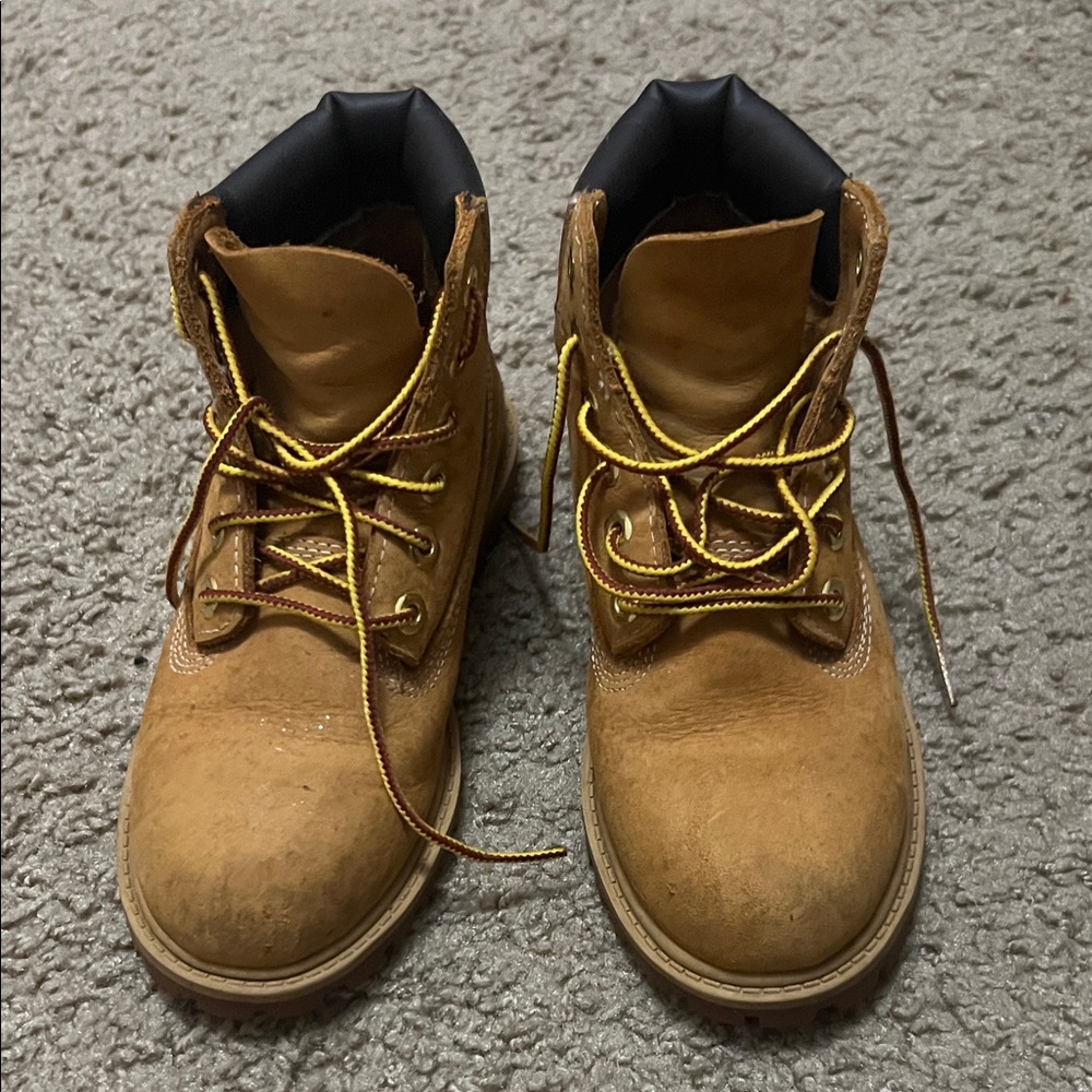 Boys Tan Leather Boots